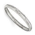 SS Radiant Essence Rhodium-plated D/C Slip On Bangle, 39 mm