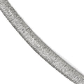 Sterling Silver Polished and Textured Bracelet, 7.5 mm