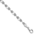 Sterling Silver Polished Fancy Bracelet, 7.25 mm