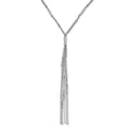 Sterling Silver Polished & Textured Fancy Necklace, 18 mm