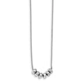 Sterling Silver Polished Adjustable Necklace