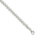 Sterling Silver 6mm San Marco Bracelet, 7.5 x 6 mm