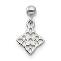Mio Memento Sterling Silver Dangle Charm, 13.7 x 8.25 mm