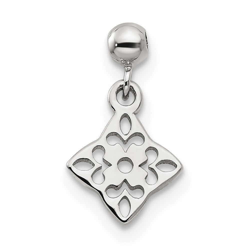 Mio Memento Sterling Silver Dangle Charm, 13.7 x 8.25 mm