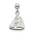 Mio Memento Sterling Silver Dangle Boat Charm, 14.8 x 8.8 mm