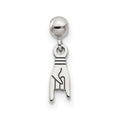 Mio Memento Sterling Silver Dangle Hand Charm, 10.2 x 2.88 mm