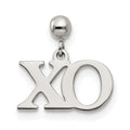 Mio Memento Sterling Silver Dangle XO Charm, 12.3 x 12.1 mm