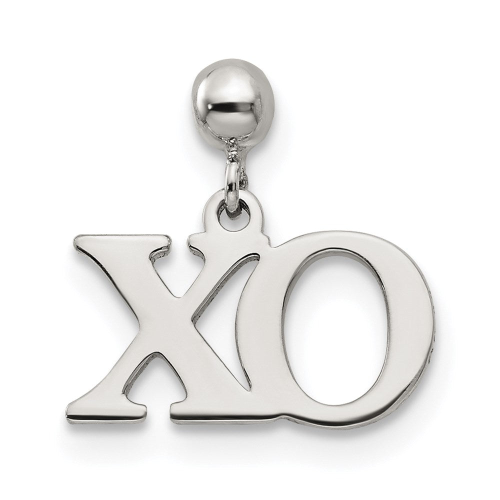 Mio Memento Sterling Silver Dangle XO Charm, 12.3 x 12.1 mm