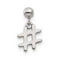 Mio Memento Sterling Silver Dangle # Charm, 11.8 x 7.13 mm