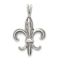 Sterling Silver Fleur De Lis Charm, 30 x 20 mm