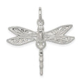 Sterling Silver Dragonfly Charm, 23 x 30 mm