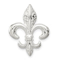 Sterling Silver Fleur De Lis Slide, 25 x 19 mm