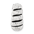Sterling Silver Stellux Crystal Pendant, 24.1 x 10.45 mm