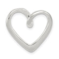 Sterling Silver Heart Pendant, 19 x 19 mm