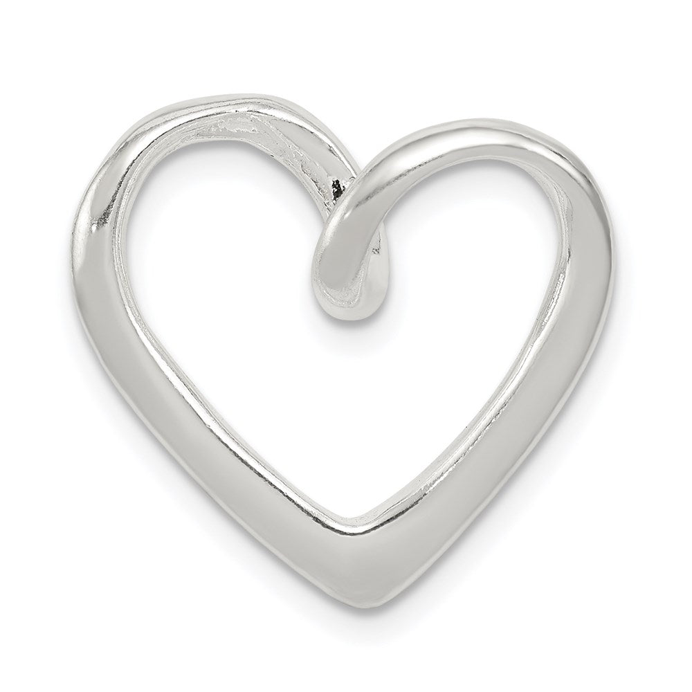 Sterling Silver Heart Pendant, 19 x 19 mm