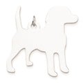SS Toni Tails Engraveable Large Beagle Disc Charm