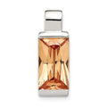 Sterling Silver Champagne CZ Pendant, 24 x 8 mm