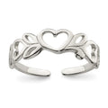 Sterling Silver Toe Ring, 5 mm, 1.23 g