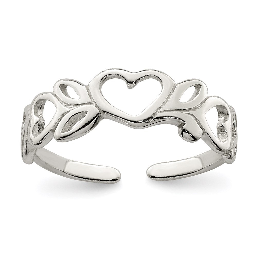 Sterling Silver Toe Ring, 5 mm, 1.23 g