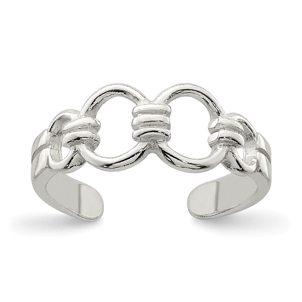 Sterling Silver Toe Ring, 6 mm