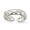 Sterling Silver Toe Ring, 4 mm, 1.13 g