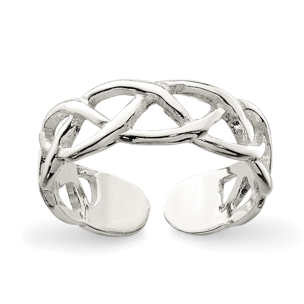 Sterling Silver Toe Ring, 5 mm, 1.17 g