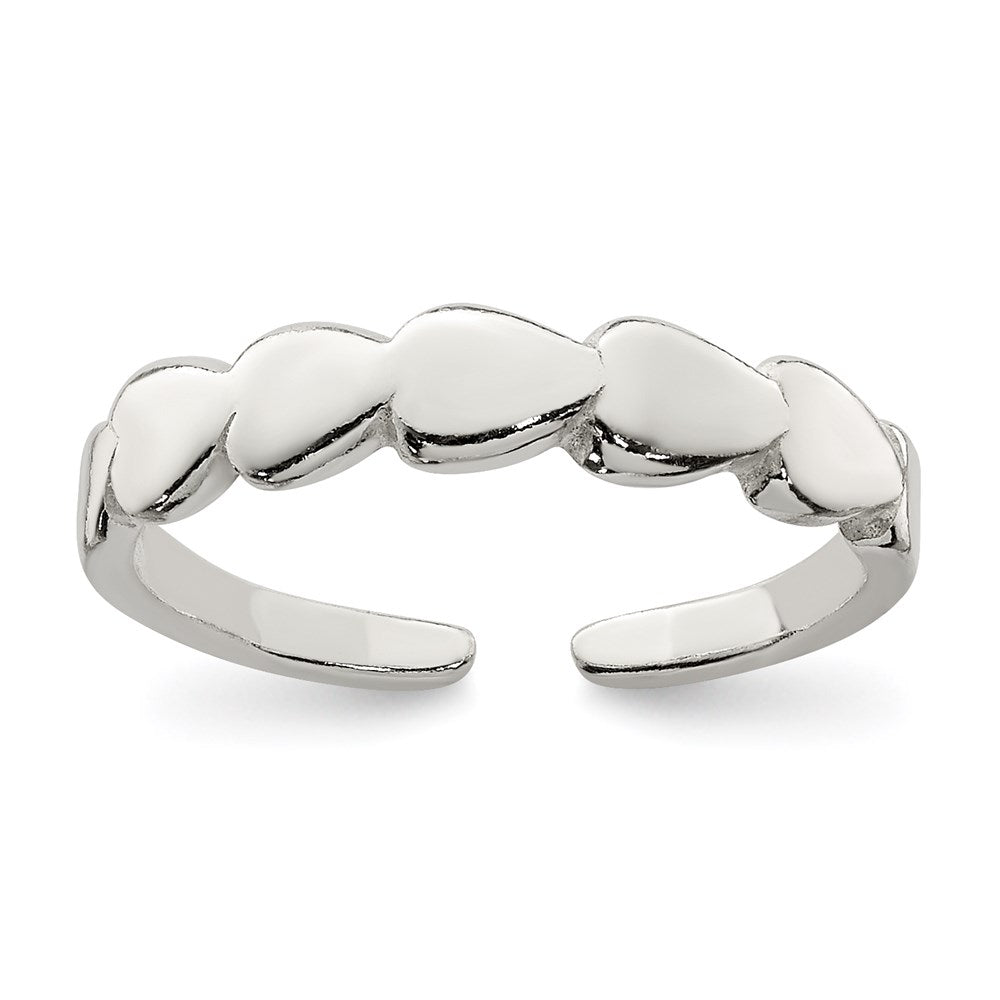 Sterling Silver Toe Ring, 3 mm, 0.87 g