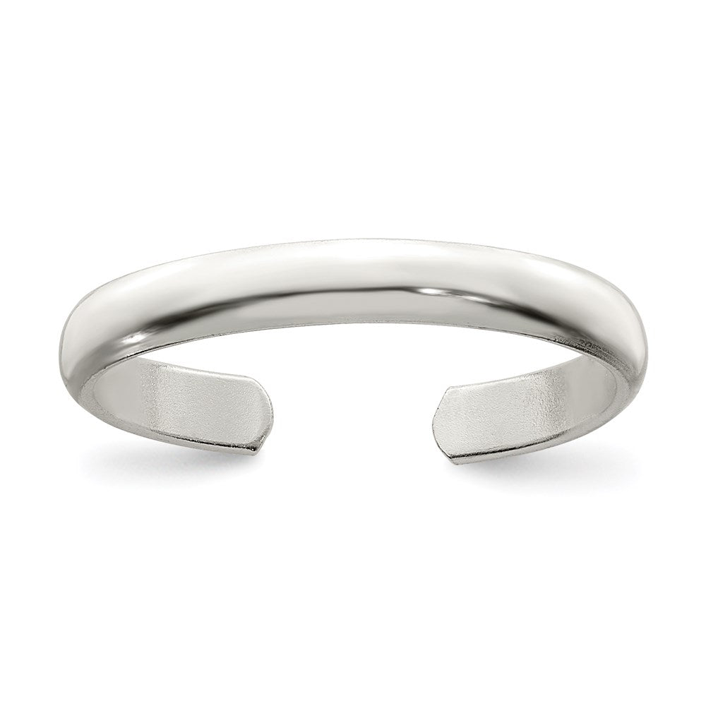 Sterling Silver Toe Ring, 3 mm, 0.77 g