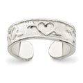 Sterling Silver Toe Ring, 4 mm, 1.23 g