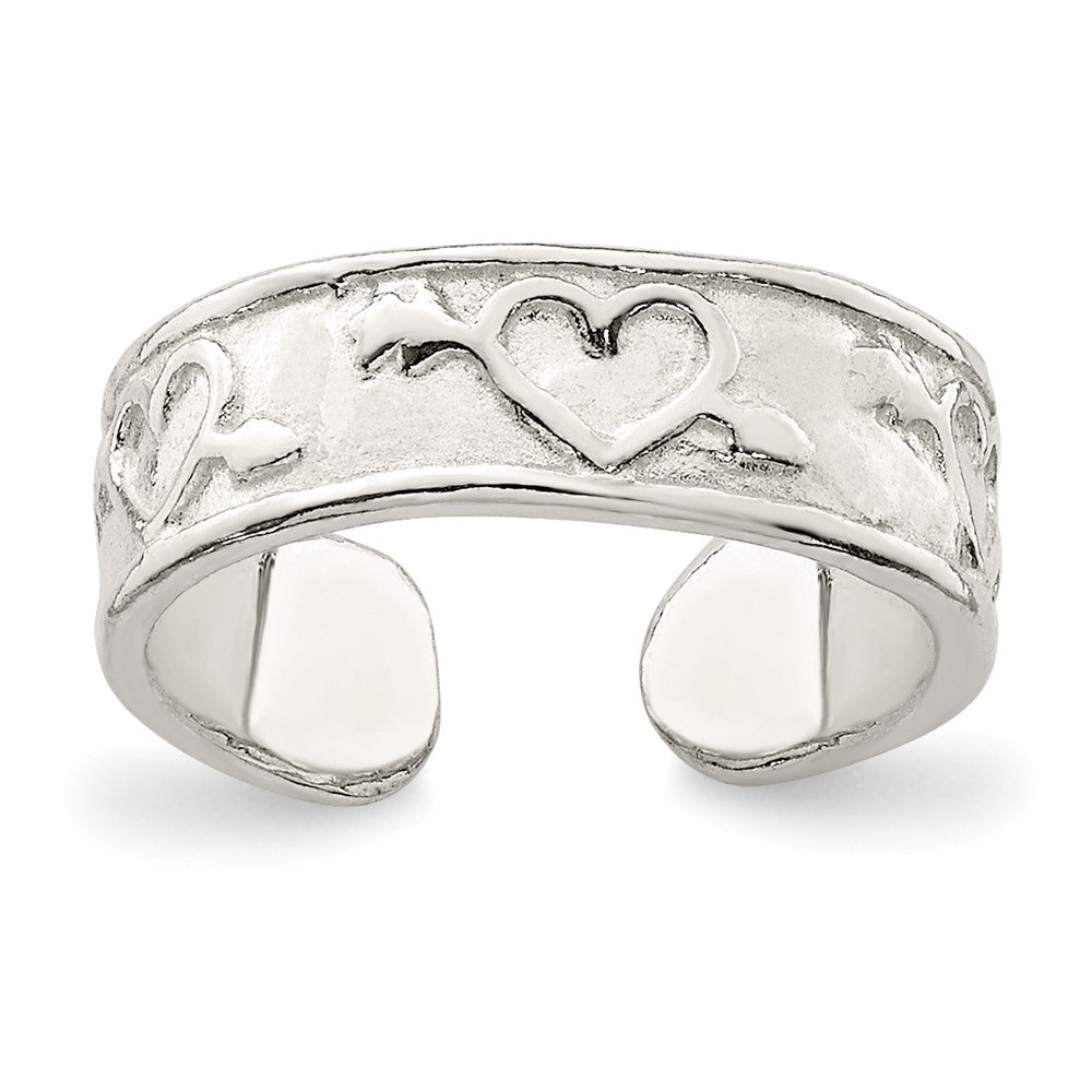 Sterling Silver Toe Ring, 4 mm, 1.23 g