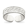 Sterling Silver Toe Ring, 4 mm, 1.44 g