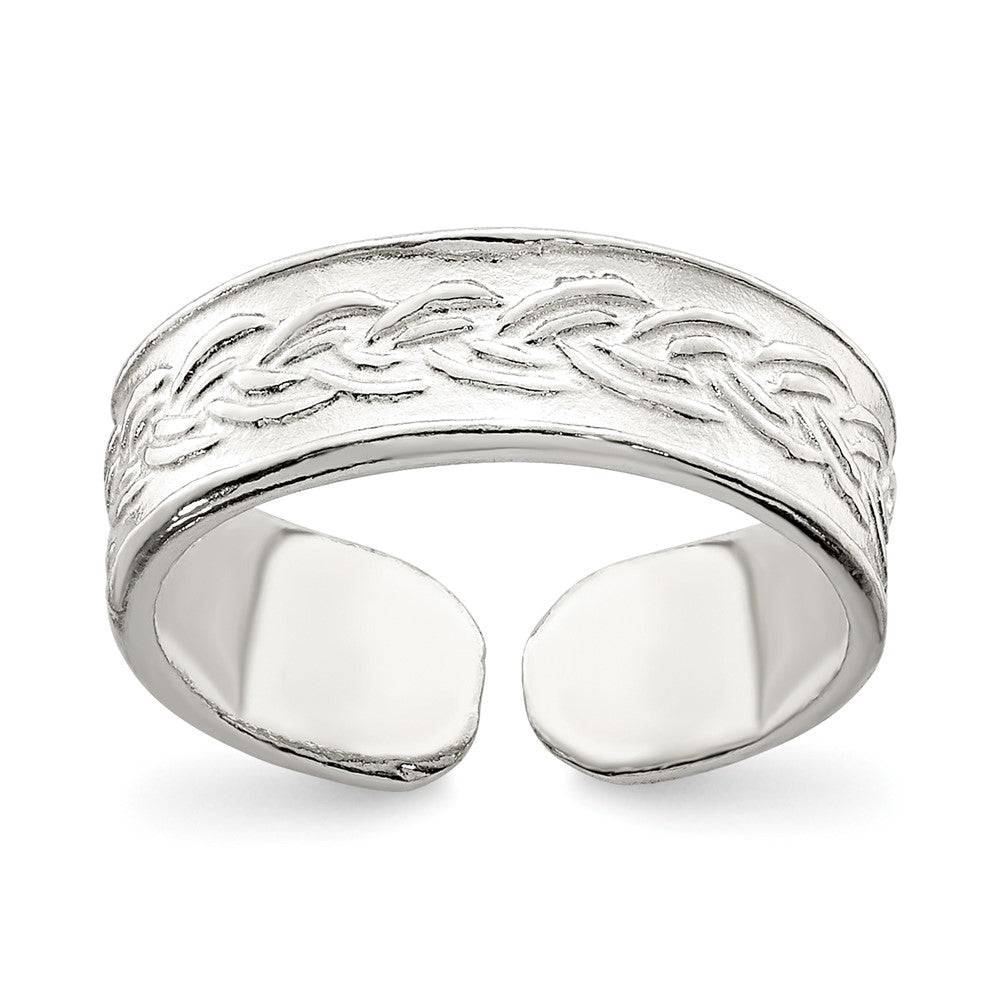 Sterling Silver Toe Ring, 4 mm, 1.44 g