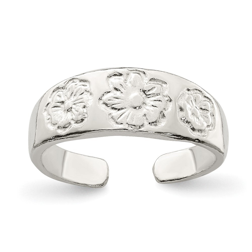 Sterling Silver Toe Ring, 5 mm, 1.16 g
