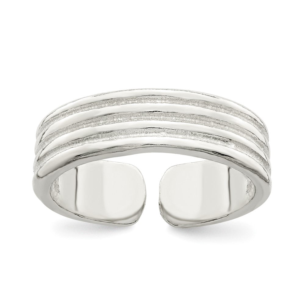 Sterling Silver Toe Ring, 4 mm, 1.8 g - ID5S9QR6238L7
