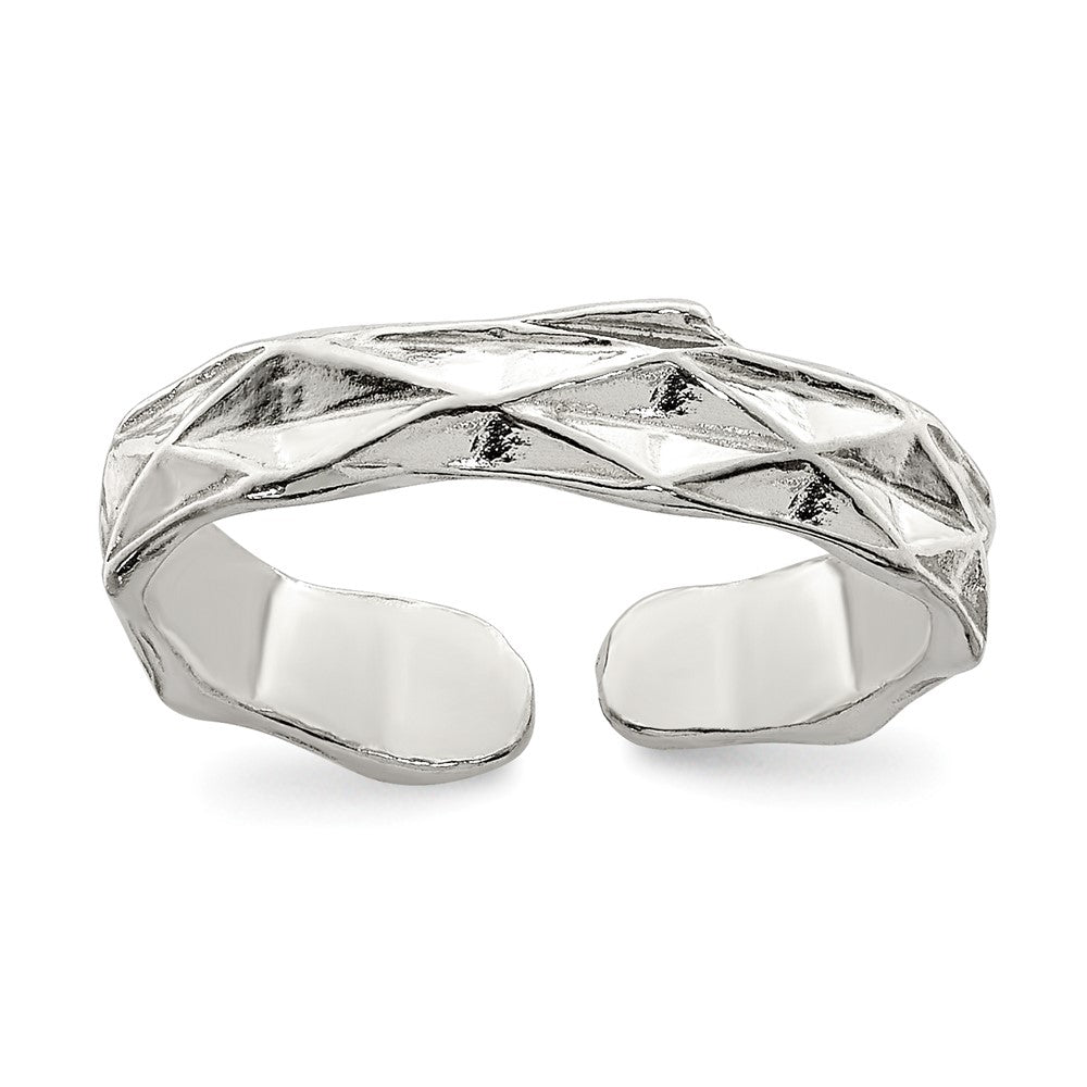 Sterling Silver Toe Ring, 3 mm, 1.06 g