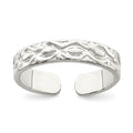 Sterling Silver Toe Ring, 3 mm, 1.53 g