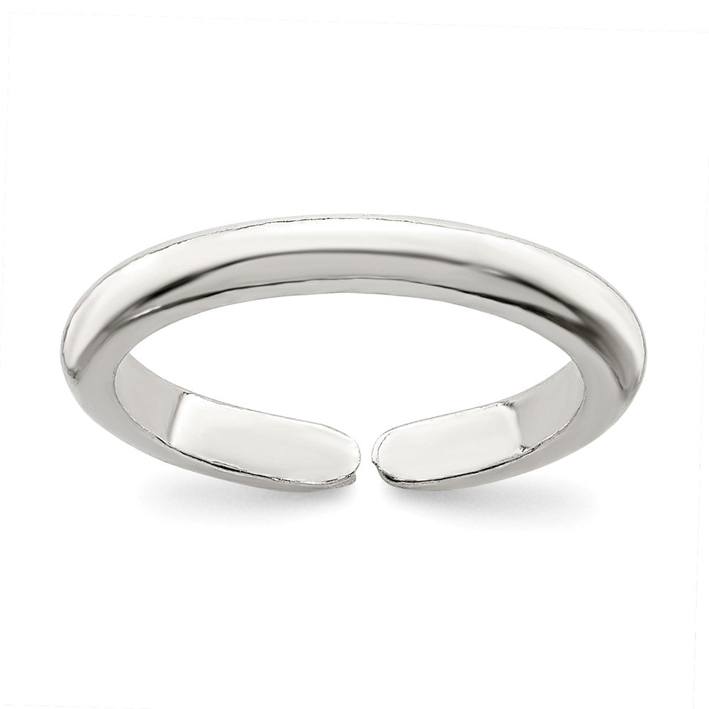 Sterling Silver Toe Ring, 2 mm