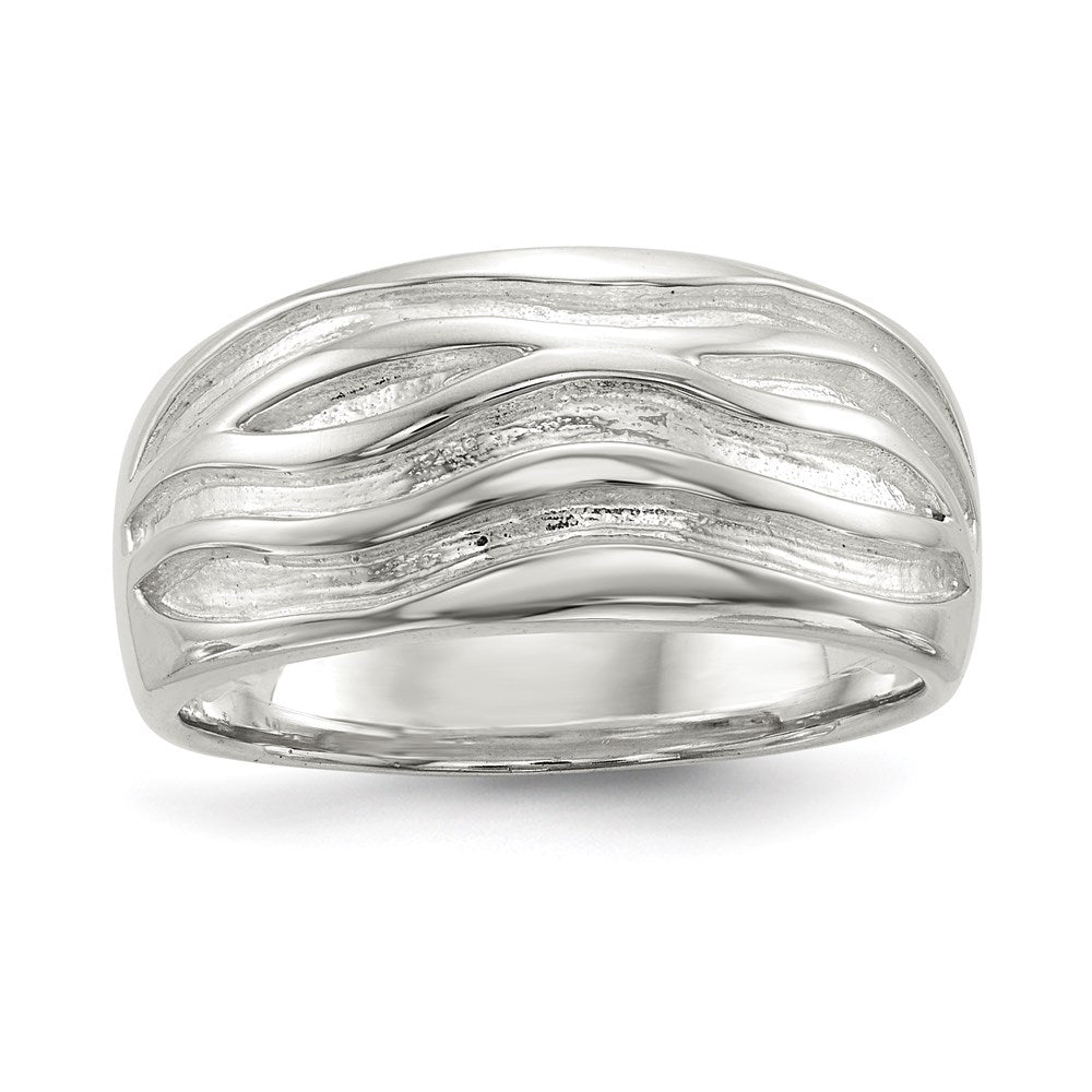 Sterling Silver Fancy Ring, Size 6, 5.27 g