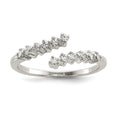Sterling Silver CZ Ring, Size 8, 1.76 g