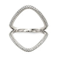 Sterling Silver CZ Ring, Size 6, 2.97 g
