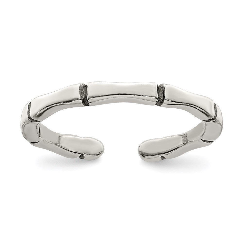 Sterling Silver Solid Toe Ring, 2 mm, 1 g