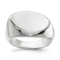 Sterling Silver Solid Fancy Ring, Size 6