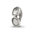 Sterling Silver Reflections Kids Sunglasses Bead, 10 x 4.55 mm