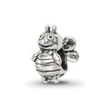 Sterling Silver Reflections Kids Bumblebee Bead, 9.09 x 5.45 mm