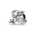 Sterling Silver Reflections Kids Cupid Bead, 7.27 x 8.18 mm