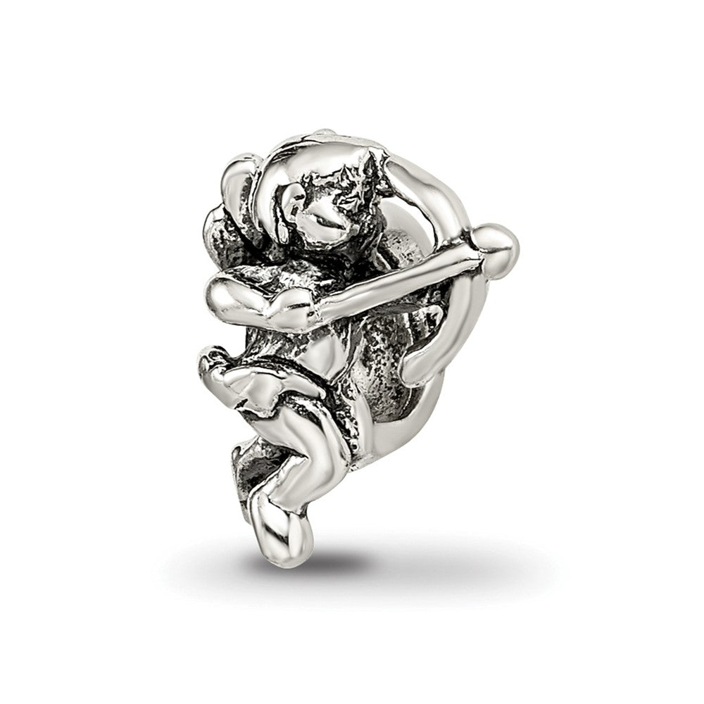 Sterling Silver Reflections Cupid Bead, 11.82 x 9.09 mm