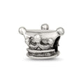 Sterling Silver Reflections Kids Jester Hat Bead, 6.36 x 9.09 mm