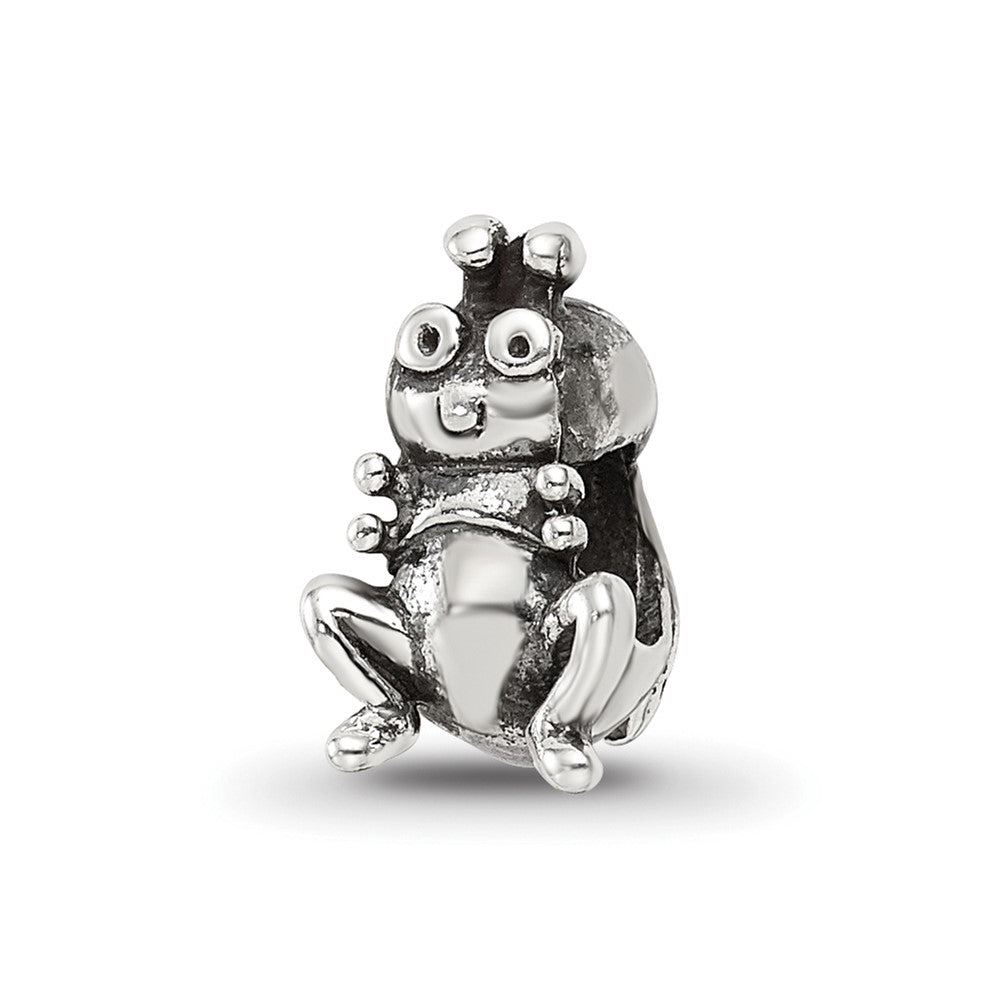 Sterling Silver Reflections Kids Grasshopper Bead, 10 x 6.36 mm
