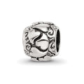 Sterling Silver Reflections Hearts Bead, 8.18 x 6.36 mm