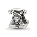 Sterling Silver Reflections Telephone Bead, 8.18 x 8.18 mm